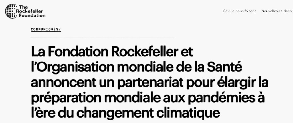 Déjà 75 ans que la Fondation Rockefeller collabore avec&nbsp;l’OMS